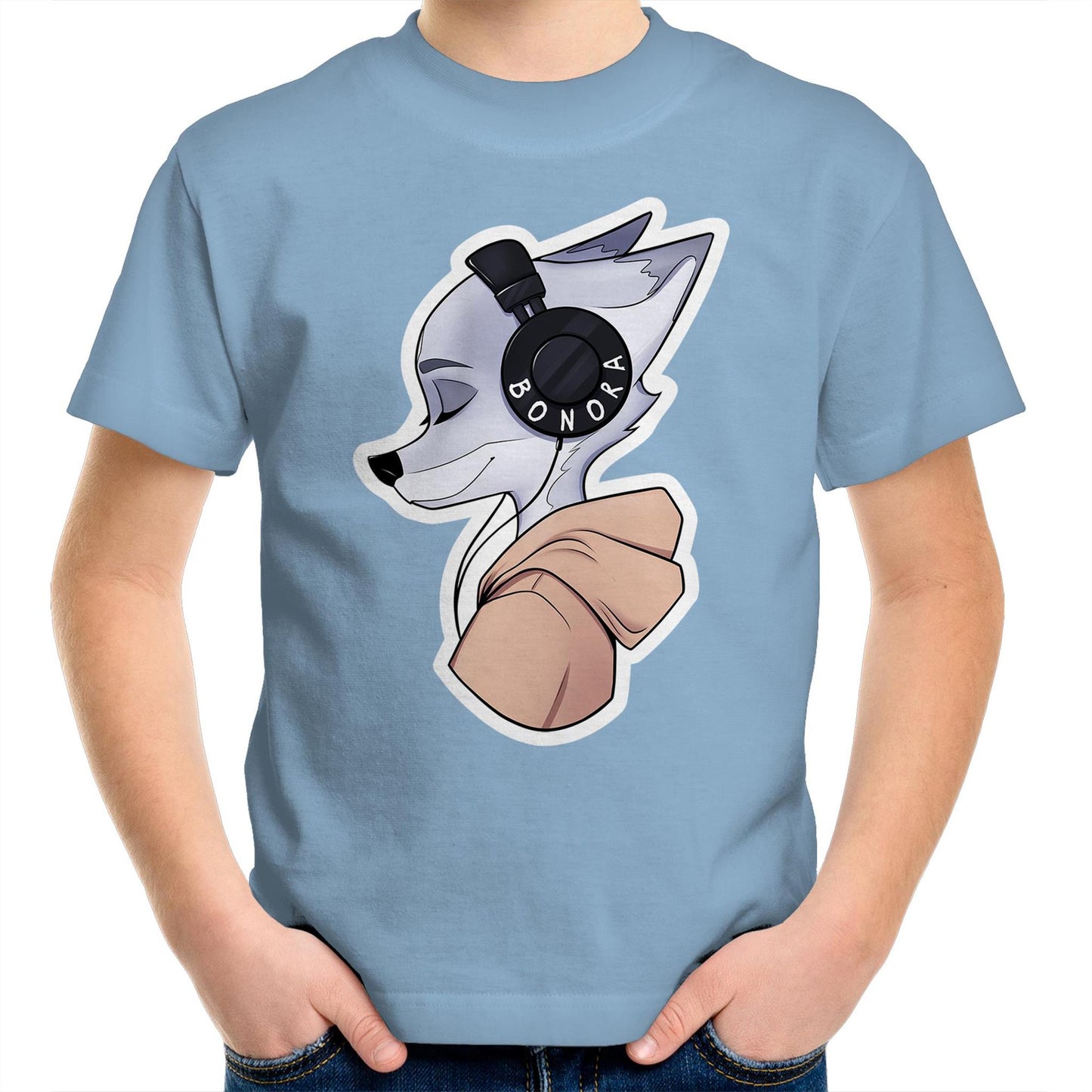 Charlie Headphones Kids T-Shirt