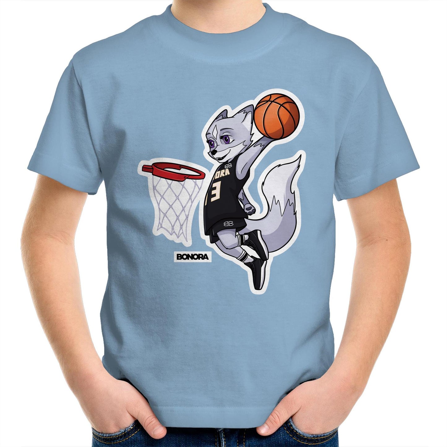 Basketball Charlie Fox Kids T-Shirt
