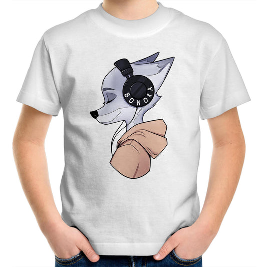 Charlie Headphones Kids T-Shirt
