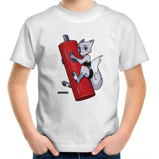 Ninja Charlie Fox Kids T-Shirt