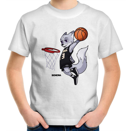 Basketball Charlie Fox Kids T-Shirt